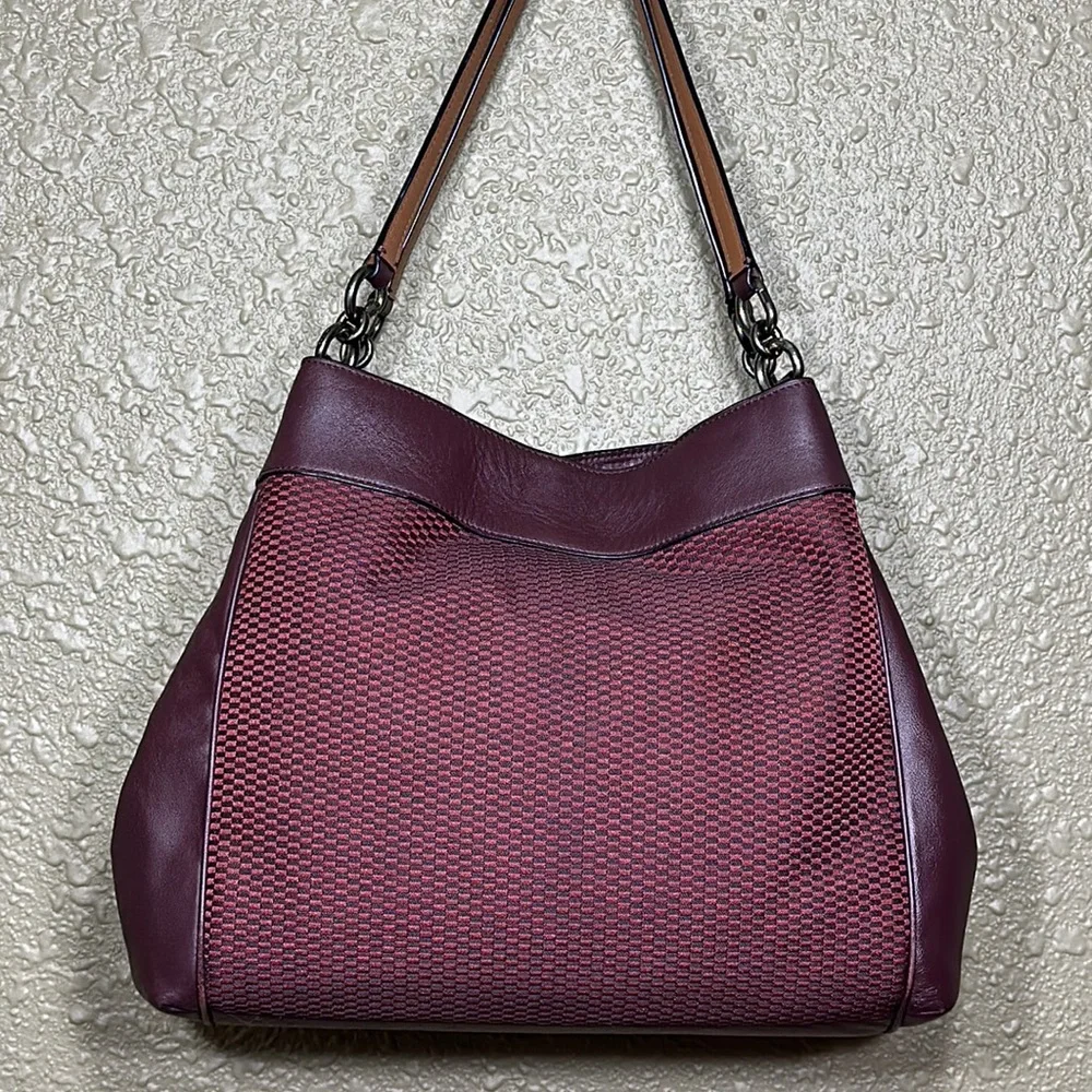 COACH Exploded Reps Print Lexy Shoulder Bag - Picture 3 of 17
